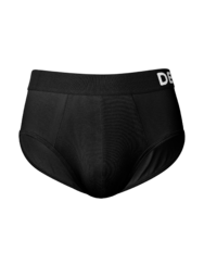 Czarno-białe slipy męskie