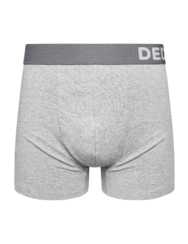 Sötétszürke melírozott férfi bokszeralsó