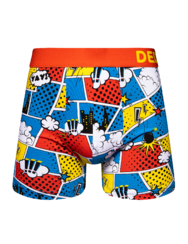 Vidám férfi bokszeralsó Színes képregény