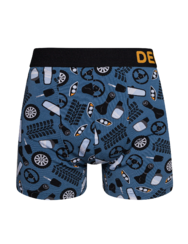 Vidám férfi boxeralsó Sofőr