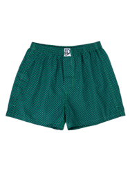 Boxer da uomo in fantasia blu e verde