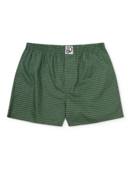 Boxer da uomo con fantasia verde pastello