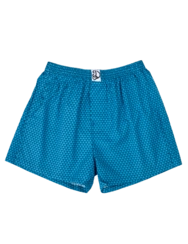 Caleçons à motifs bleu émeraude pour hommes Caleçons à motifs bleu émeraude pour hommes