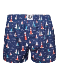 Veselé pánské trenky Maják a plachetnice