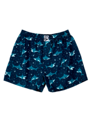 Vidám férfi alsónadrág Kék cápa