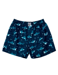 Veselé pánské trenky Modrý žralok