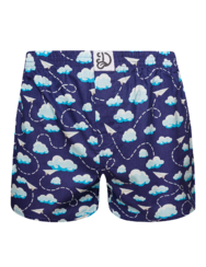 Men's Boxer Shorts Paper Planes & Clouds