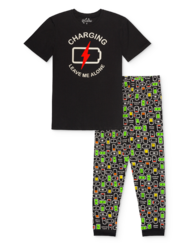 Vidám férfi pizsama Töltődöm