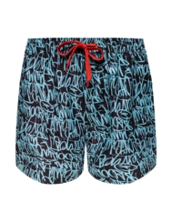 Short de bain rigolo pour hommes Graffiti