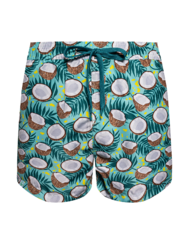 Veselé pánské plavkové šortky Kokosový ořech