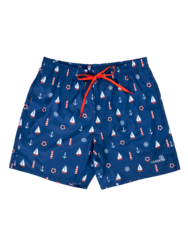 Весели мъжки плувни шорти Морски капитан