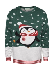 Veselý zimní svetr Ahoj, tučňáku