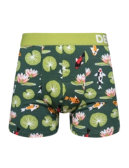 Veselé pánské boxerky Rybky koi a lekníny