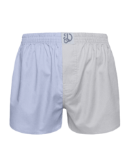 Blue & Grey Men's Boxer Shorts