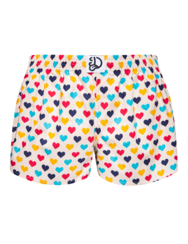 Весели дамски свободни боксерки Цветни сърца