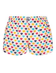 Veselé dámske trenky Farebné srdiečka