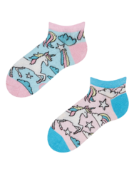Kids' Ankle Socks Rainbow Unicorn