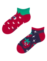 Veselé detské členkové ponožky Šťastné jahody