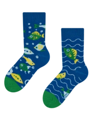 Veselé dětské ponožky Akvarijní rybičky