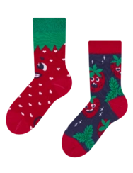 Veselé detské ponožky Šťastné jahody