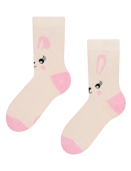 Veselé detské teplé ponožky Králiček