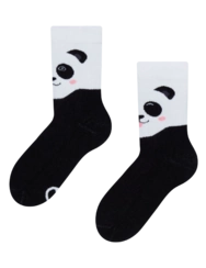 Veselé dětské teplé ponožky Šťastná panda