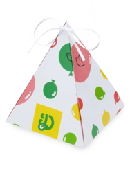 Pyramídová darčeková krabička Párty balóny