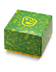 Čtvercová dárková krabička Jarní květy