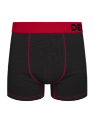 Мъжки боксерки в черно и червено