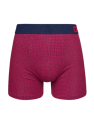 Modro-červené pánské vzorované boxerky