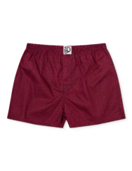 Caleçons à motifs bleu et rouge pour hommes Caleçons à motifs bleu et rouge pour hommes