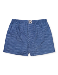 Caleçons à motifs bleu et gris pour hommes Caleçons à motifs bleu et gris pour hommes
