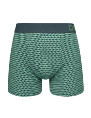 Boxer aderenti da uomo stampati verde pastello