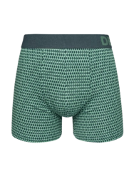 Pastelovo zelené pánske vzorované boxerky