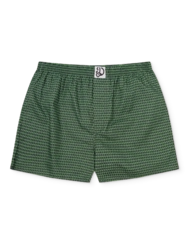 Pastelově zelené pánské vzorované trenky