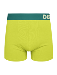 Világos lime színű férfi bokszeralsó
