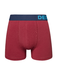 Sötétpiros férfi bokszeralsó