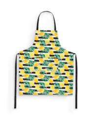 Kitchen Apron Lemons & Stripes