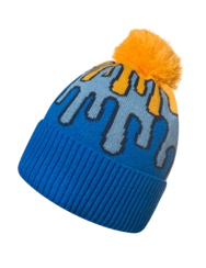 Veselá pletená čepice Rozlité barvy