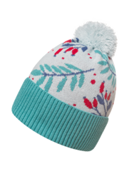 Весела плетена шапка Шипки в снега