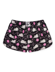 Vidám női alsónadrág Cica és gombolyag