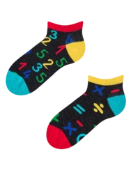 Veselé detské členkové ponožky Čísla