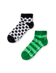 Vidám gyerek bokazokni Foci