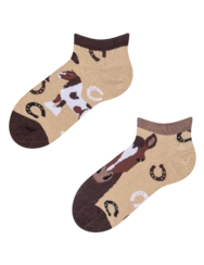 Veselé detské členkové ponožky Kone