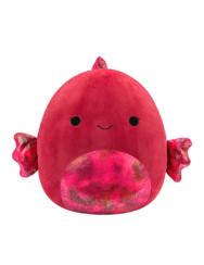 Squishmallows Barella il pesce combattente lampone, 40 cm