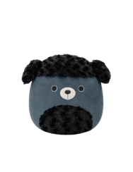 SQUISHMALLOWS Jettward čierny chlpatý pudel, 30 cm