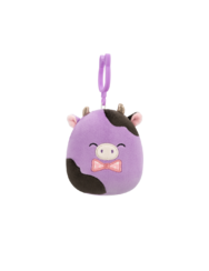 SQUISHMALLOWS Kulcstartó – Tehén – Alexie, 9 cm