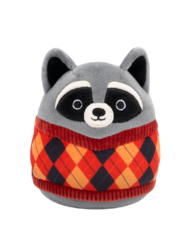 SQUISHMALLOWS Mýval Rocky, 20 cm