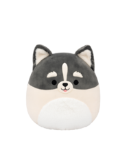 SQUISHMALLOWS Paolo, a szürkésfehér pomsky, 30 cm