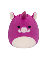 Squishmallows Jenna il cinghiale viola, 20 cm